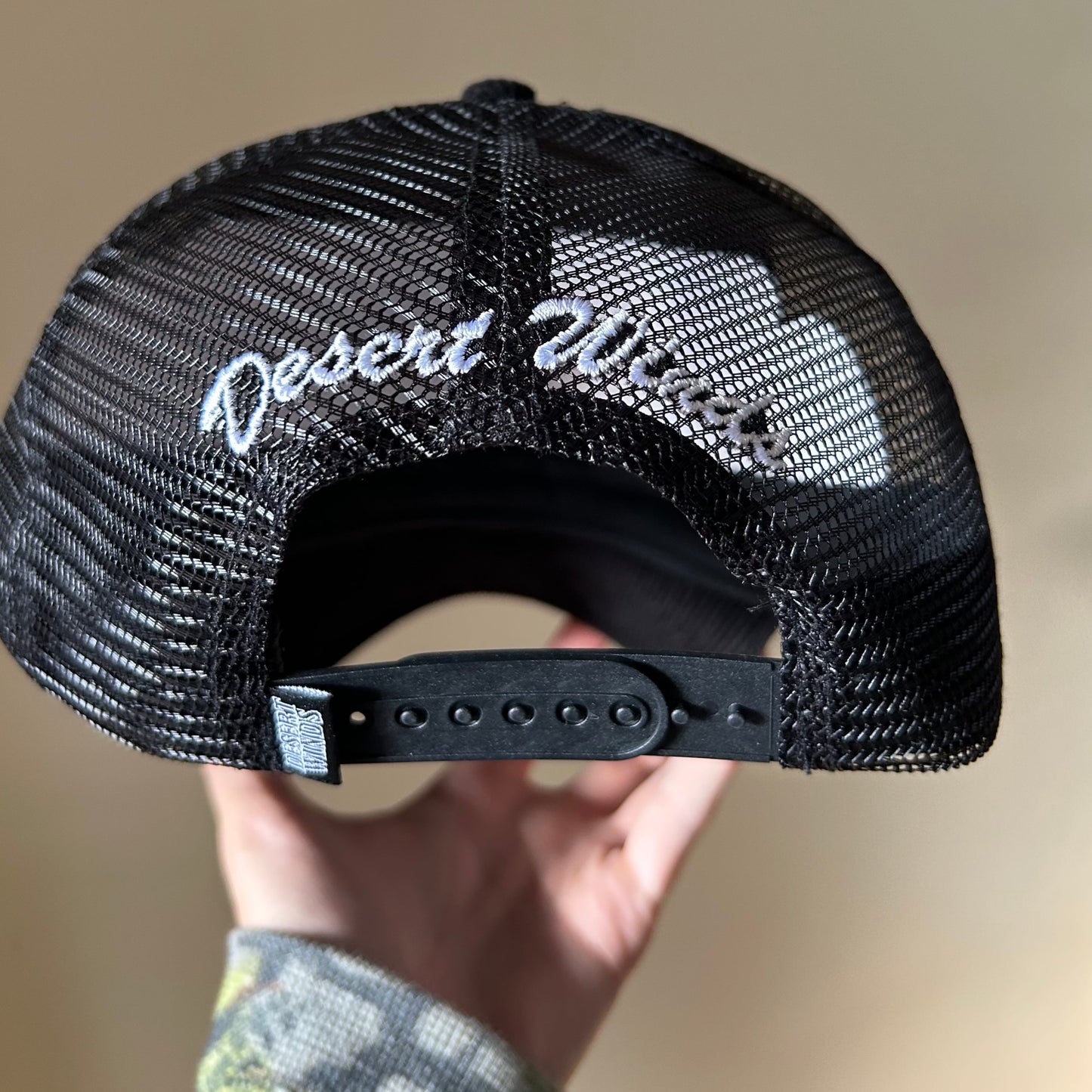 Barbed Corduroy Trucker Hat (Black)