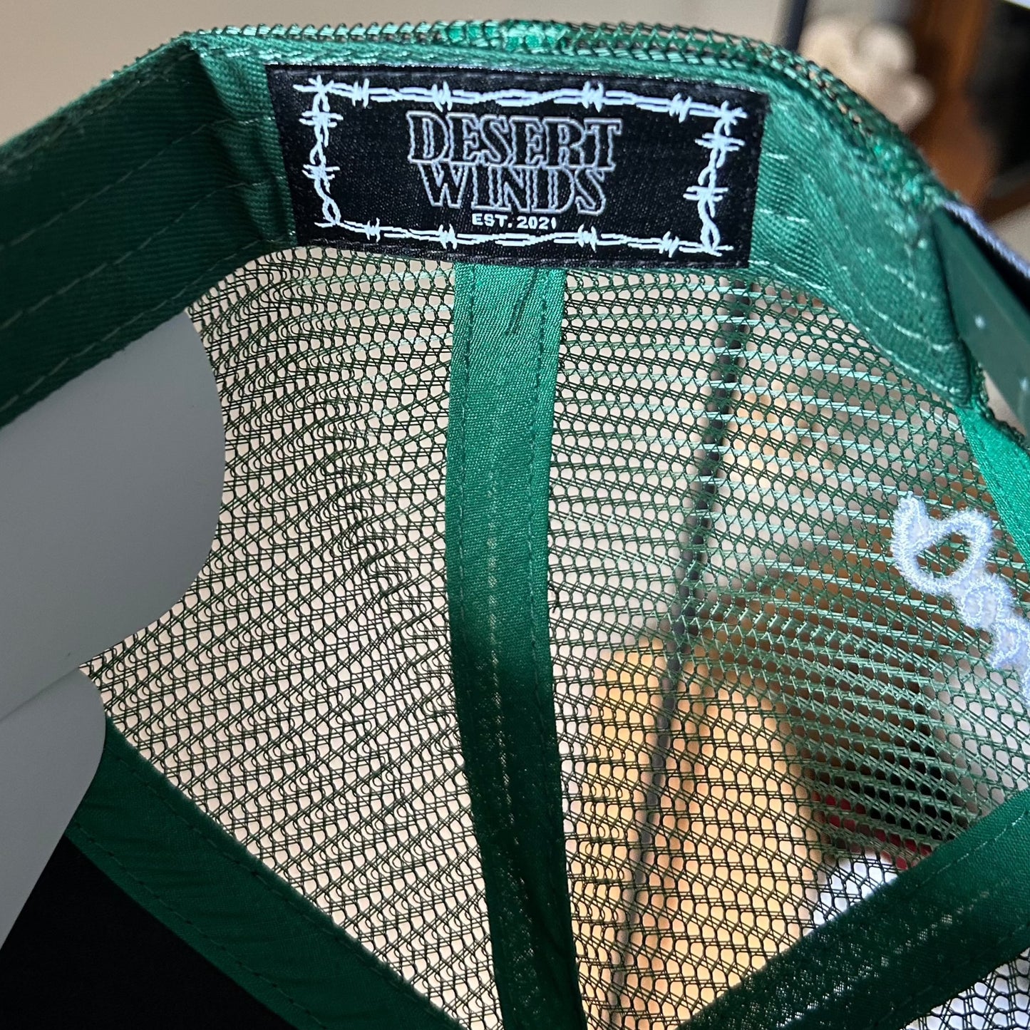 Barbed Corduroy Trucker Hat (Green)