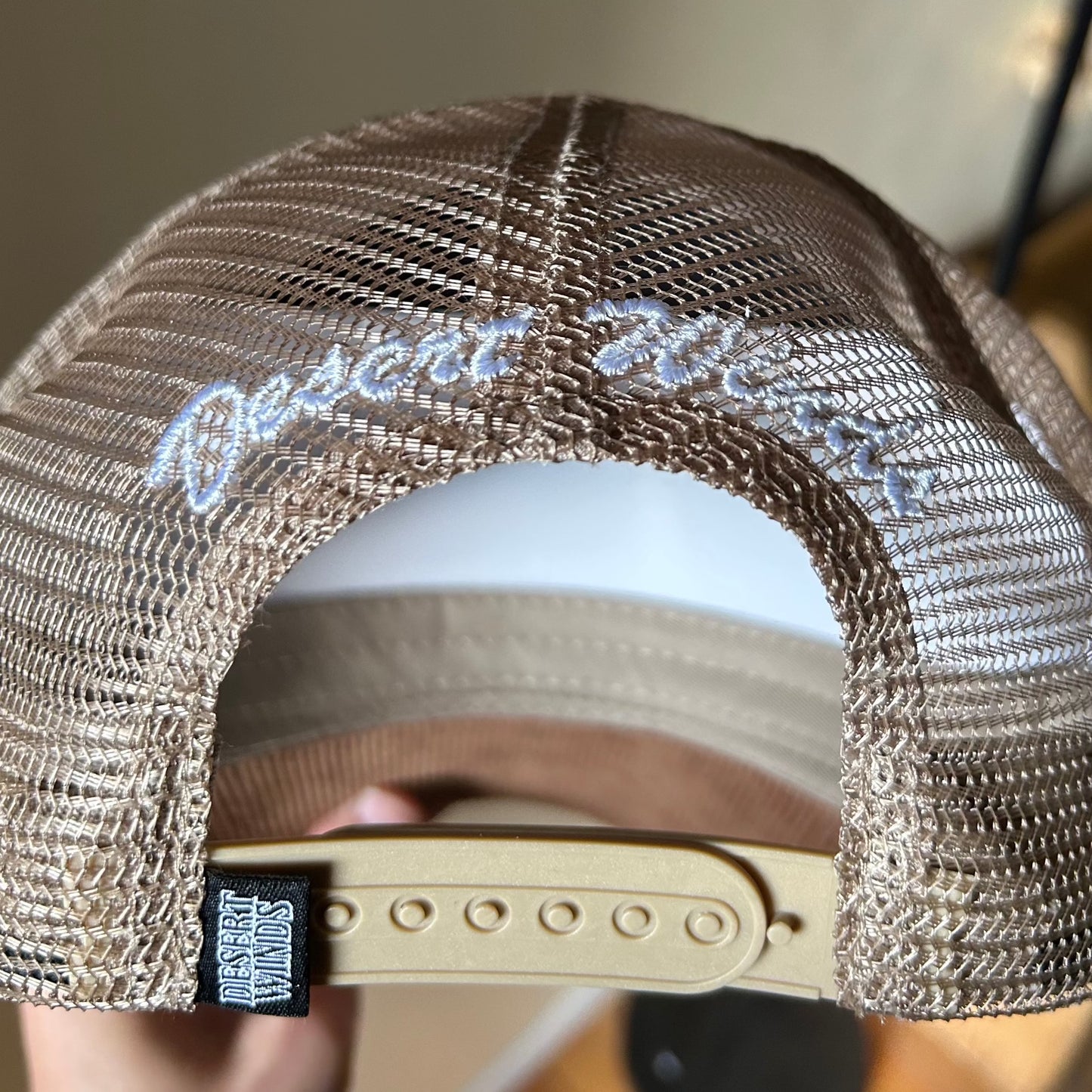 Barbed Corduroy Trucker Hat (Brown)