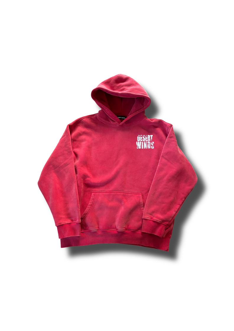 (Faded Red) Essential Barbed Hoodie