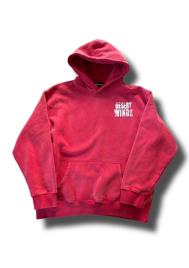(Faded Red) Essential Barbed Hoodie